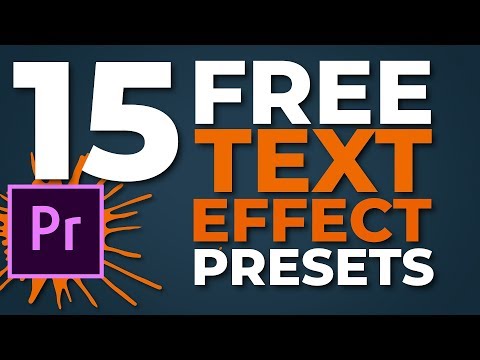 Text and Image animations effect | preset pack 2 for Premiere Pro