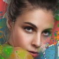 girl Paint-Splatter - Copy